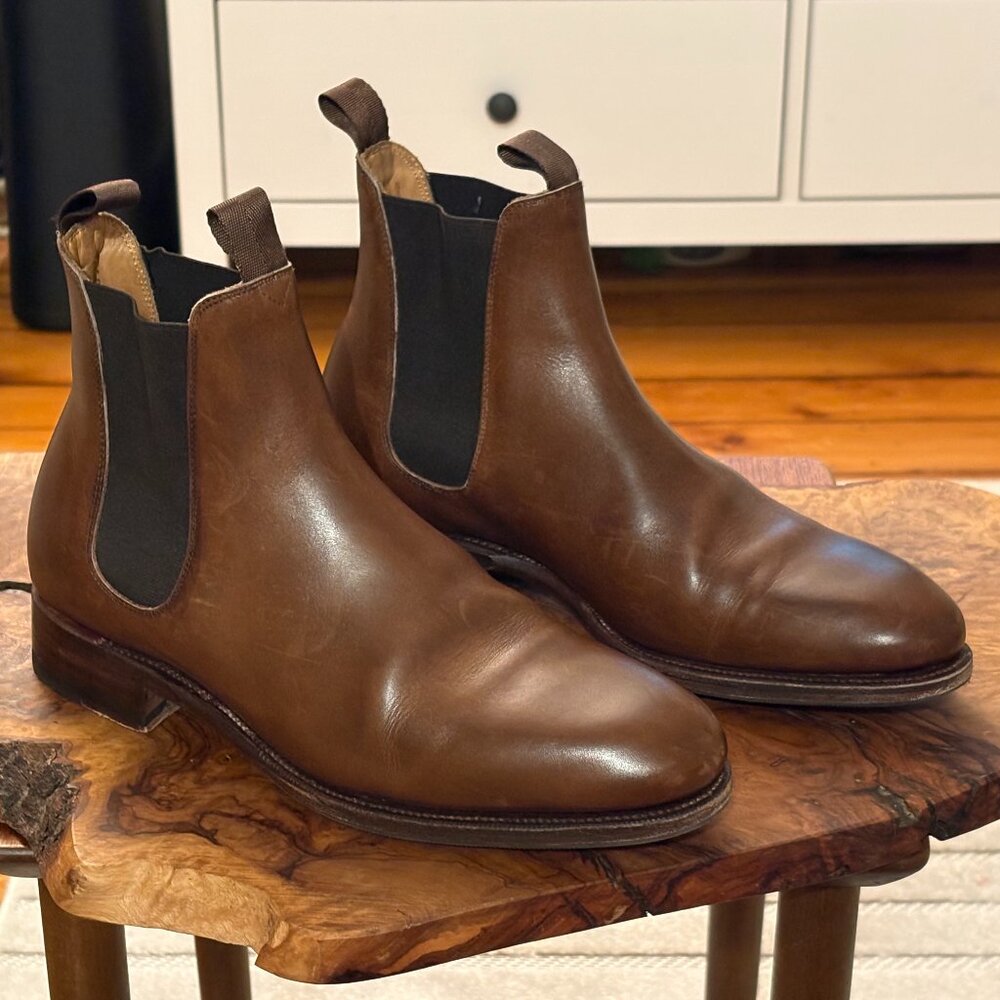 Meermin Mallorca Brown Chelsea Boots